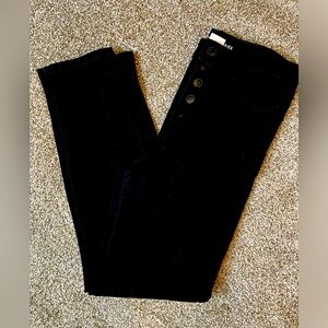 Black high rise skinny jeans NWOT